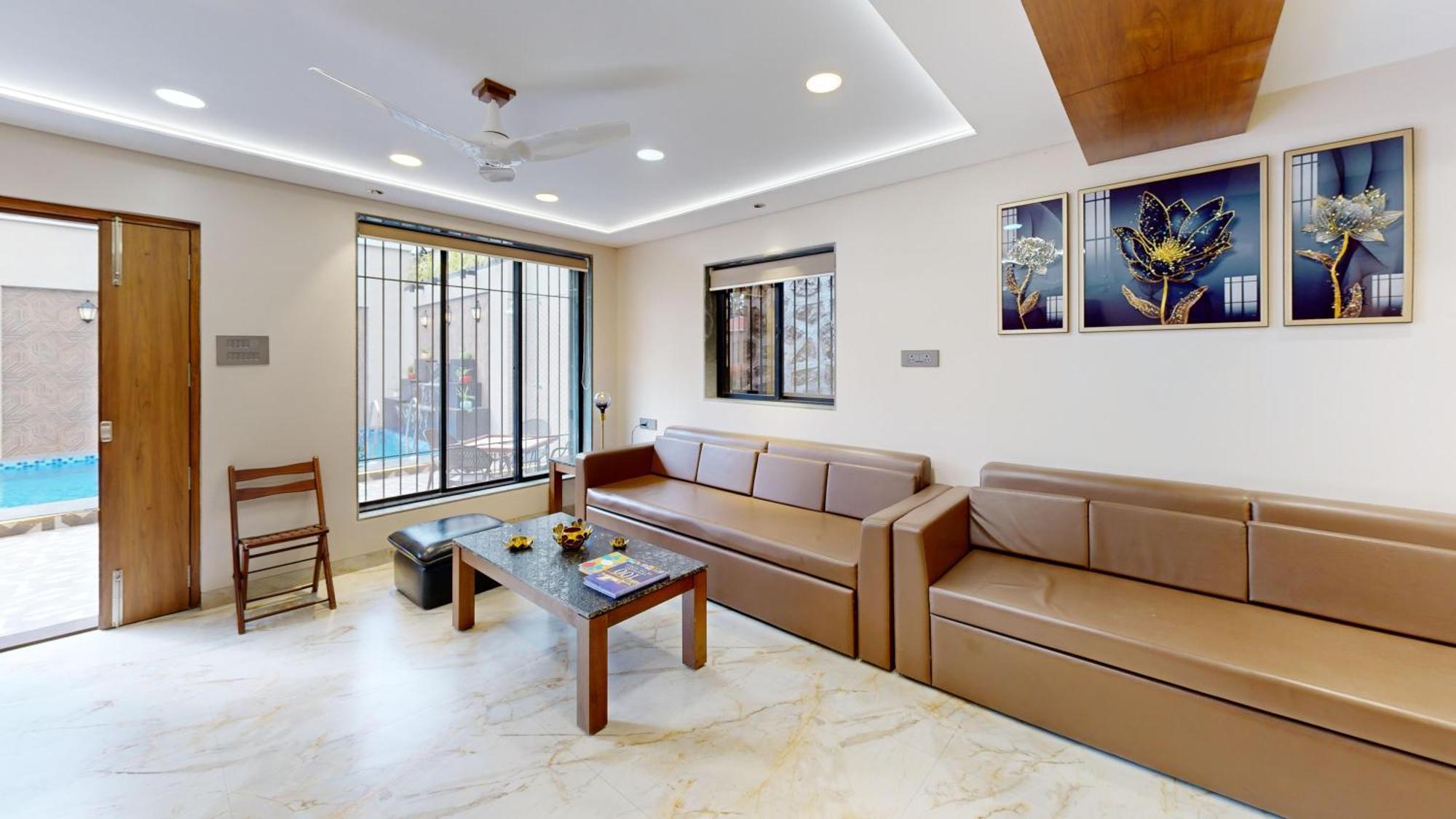 Al Barakah 5 Bhk Private Swimming Pool Villa พันช์กานี ภายนอก รูปภาพ