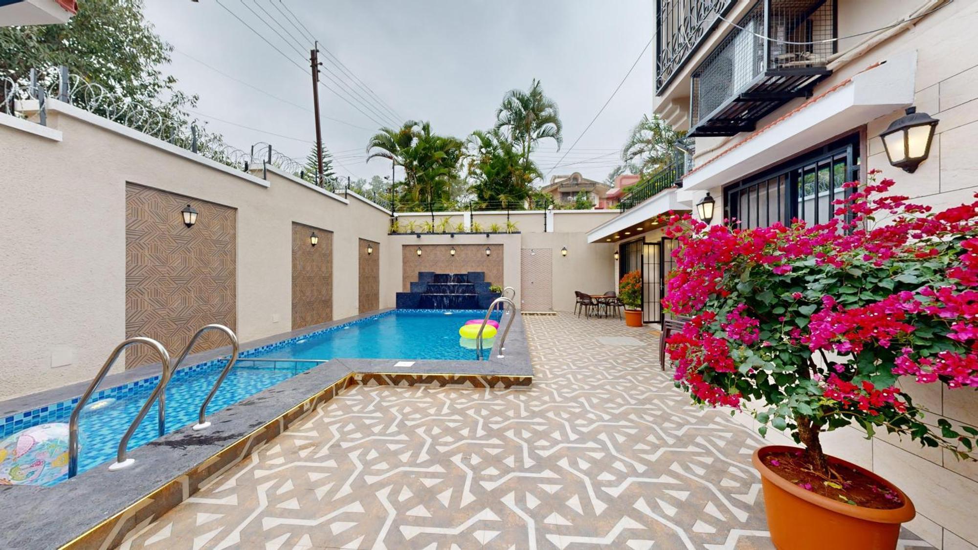 Al Barakah 5 Bhk Private Swimming Pool Villa พันช์กานี ภายนอก รูปภาพ